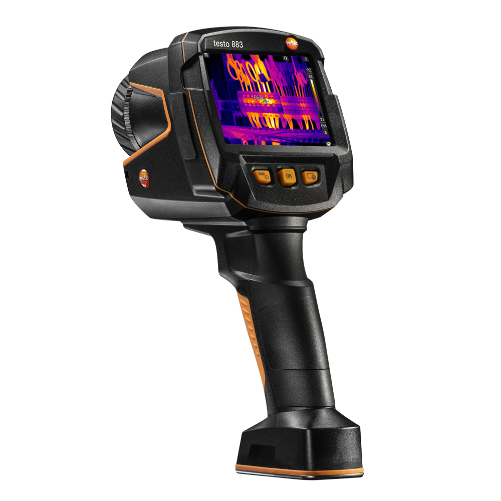 【お問合せ商品】testo 赤外線サーモグラフィ 320 x 240ピクセル 手動フォーカス アプリ対応 testo 883 [0560 8834]