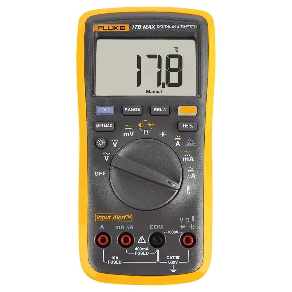 フルーク デジタルマルチメーター ((TL75 テストリード&TL31先端が細いテストリード) 17B MAX KIT