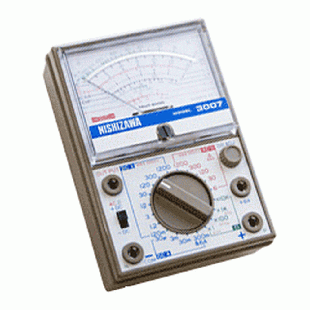 西澤電機計器 アナログマルチメータ 3007 テスター【動作良好】 タイトル】 西澤電機計器 アナログマルチメータ 3007 テスター