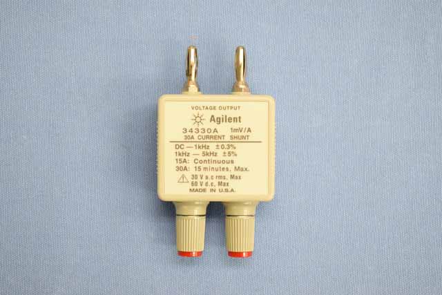 未使用　アジレント　電流シャント　34330A　(管理番号：R900Z-34330A)