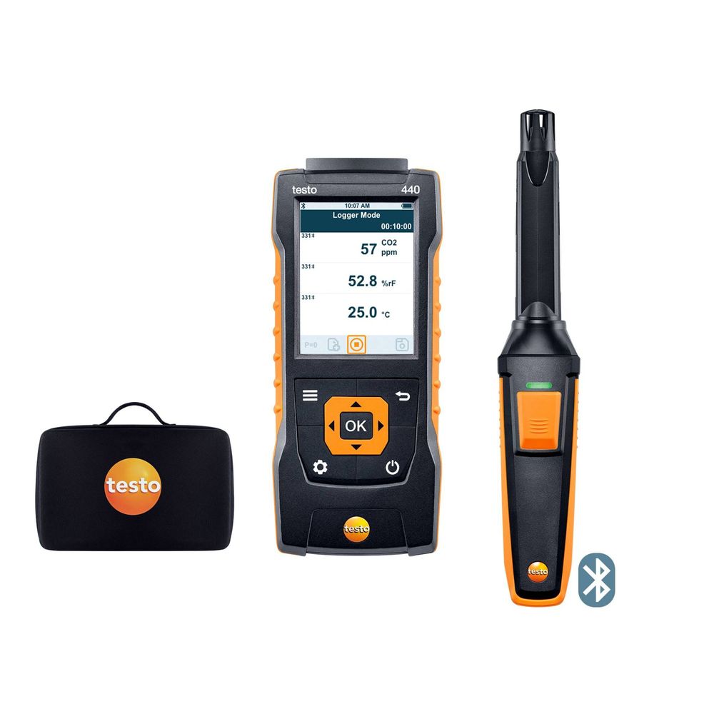 testo マルチ環境計測器+IAQプローブセット testo 440 IAQ [0563 4405]