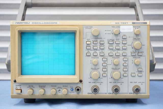 中古　岩崎通信機　アナログ・オシロスコープ　SS-7821　(管理番号：4G-1063)