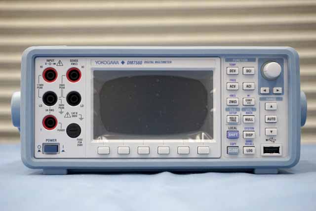 中古　横河計測　デジタルマルチメータ　DM7560　(管理番号：4G-1079)