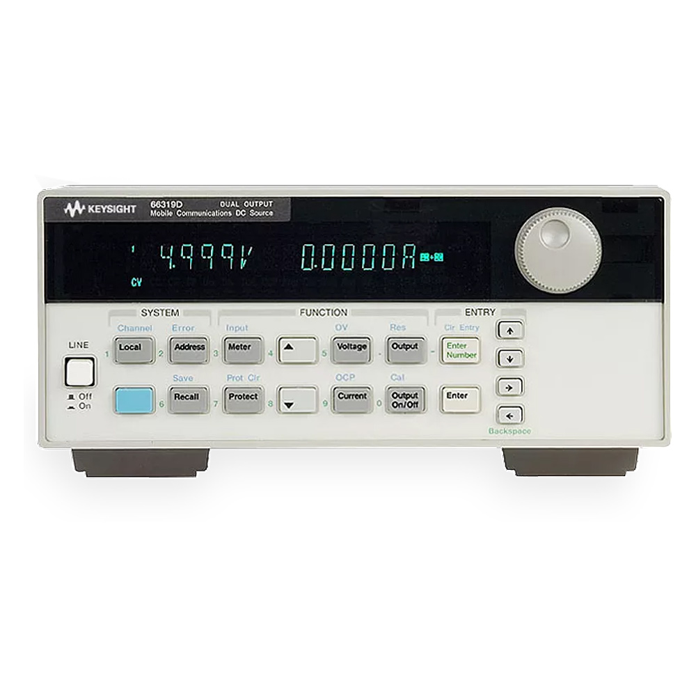 【お問合せ商品】Keysight  デュアル出力移動体通信用DCソース,DVM内蔵 66319D