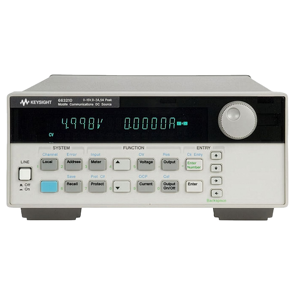 【お問合せ商品】Keysight  移動体通信用DC電源（バッテリエミュレーション機能付き）、DVM 66321D