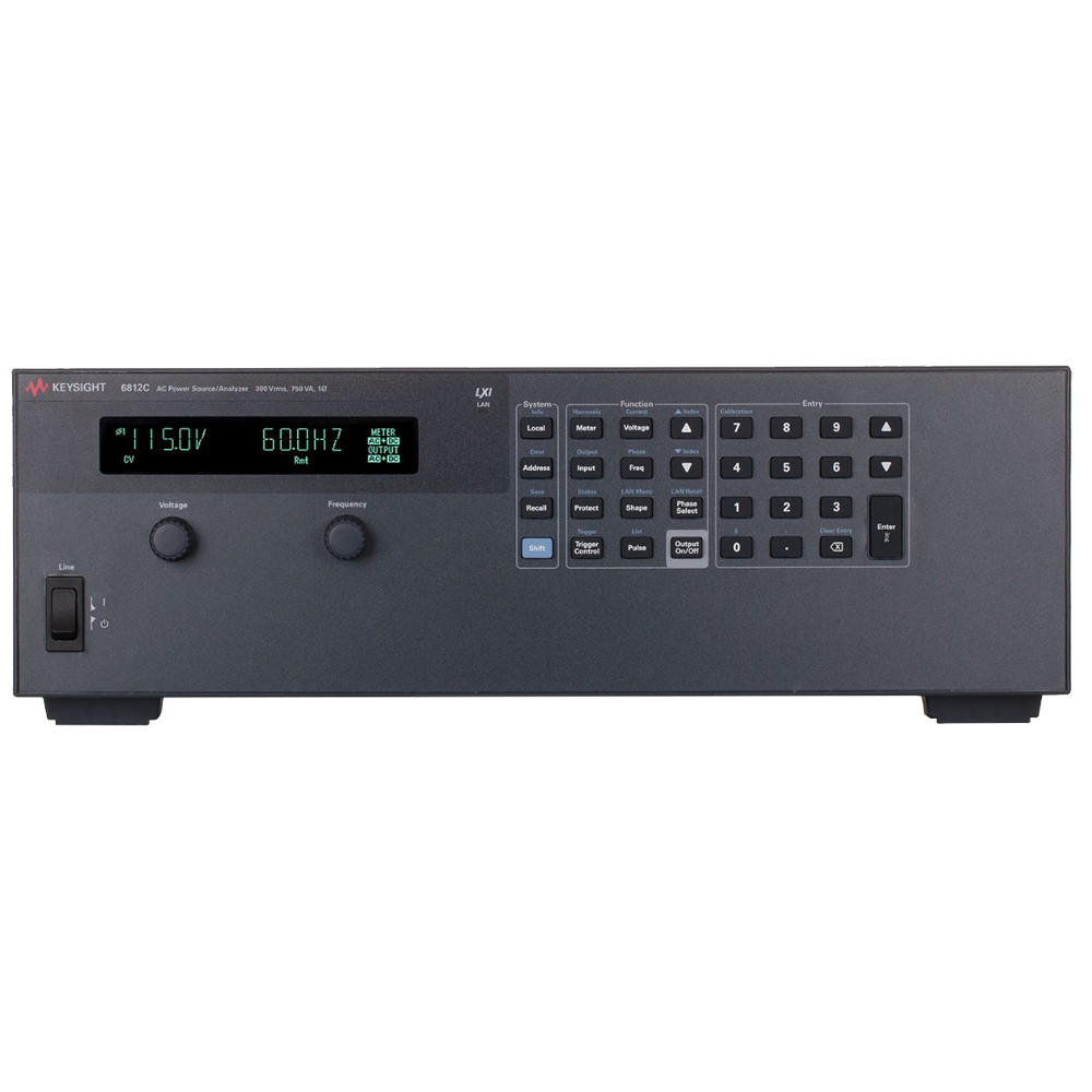 【お問合せ商品】Keysight  パフォーマンスAC電源、750 VA、300 V、6.5 A 6812C