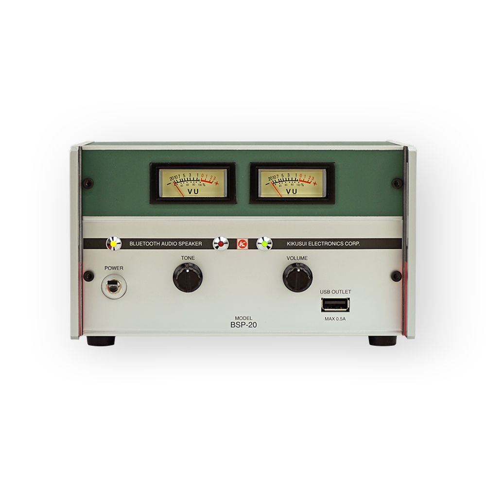 【メーカー在庫限り】菊水電子工業 昭和レトロ計測器型 Bluetoothスピーカー 直流電源タイプBSP20 計測器ランド