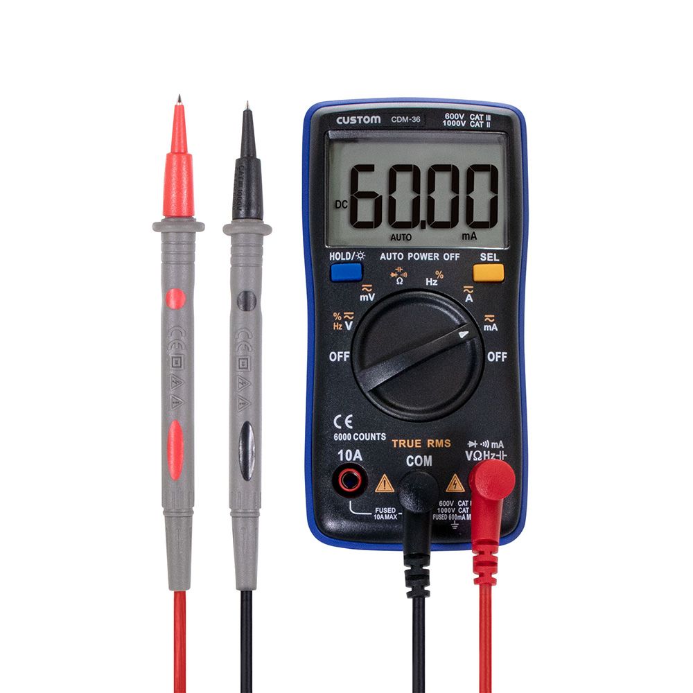 CUSTOM デジタルマルチメータ CDM-36