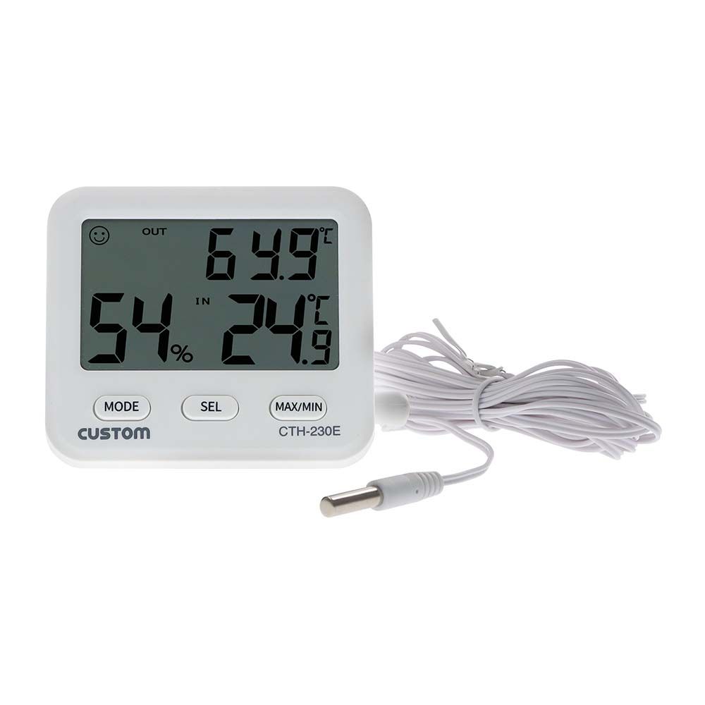 CUSTOM デジタル温湿度計 CTH-230E