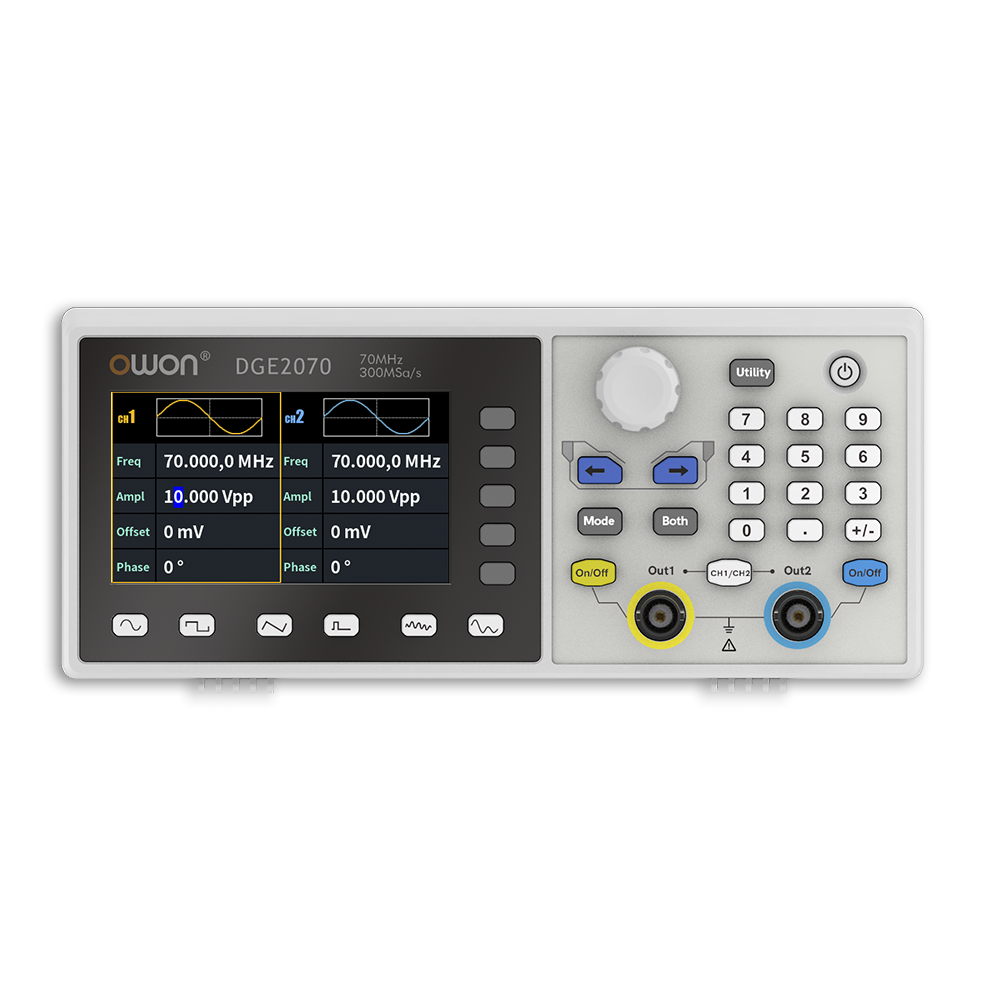 owon DDGE2000 シリーズ 任意波形/ファンクション・ジェネレータ DGE2070
