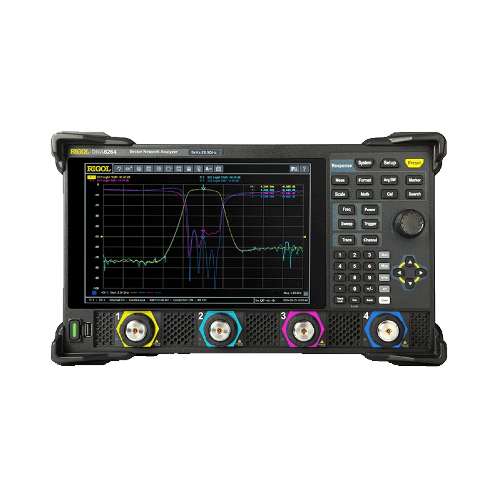 RIGOL ベクトルネットワークアナライザ DNA6000シリーズフロント画像