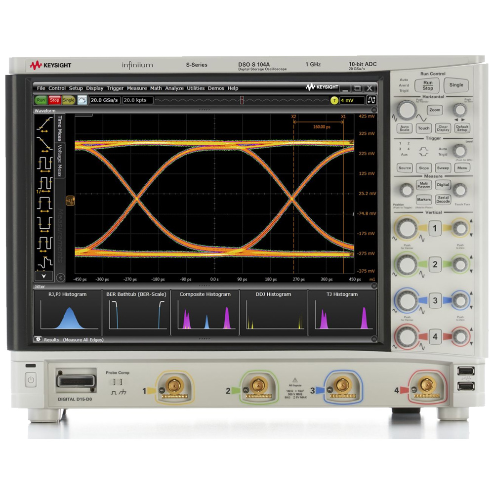 【お問合せ商品】Keysight  高解像度オシロスコープ：500 MHz、4個のアナログチャネル DSOS054A