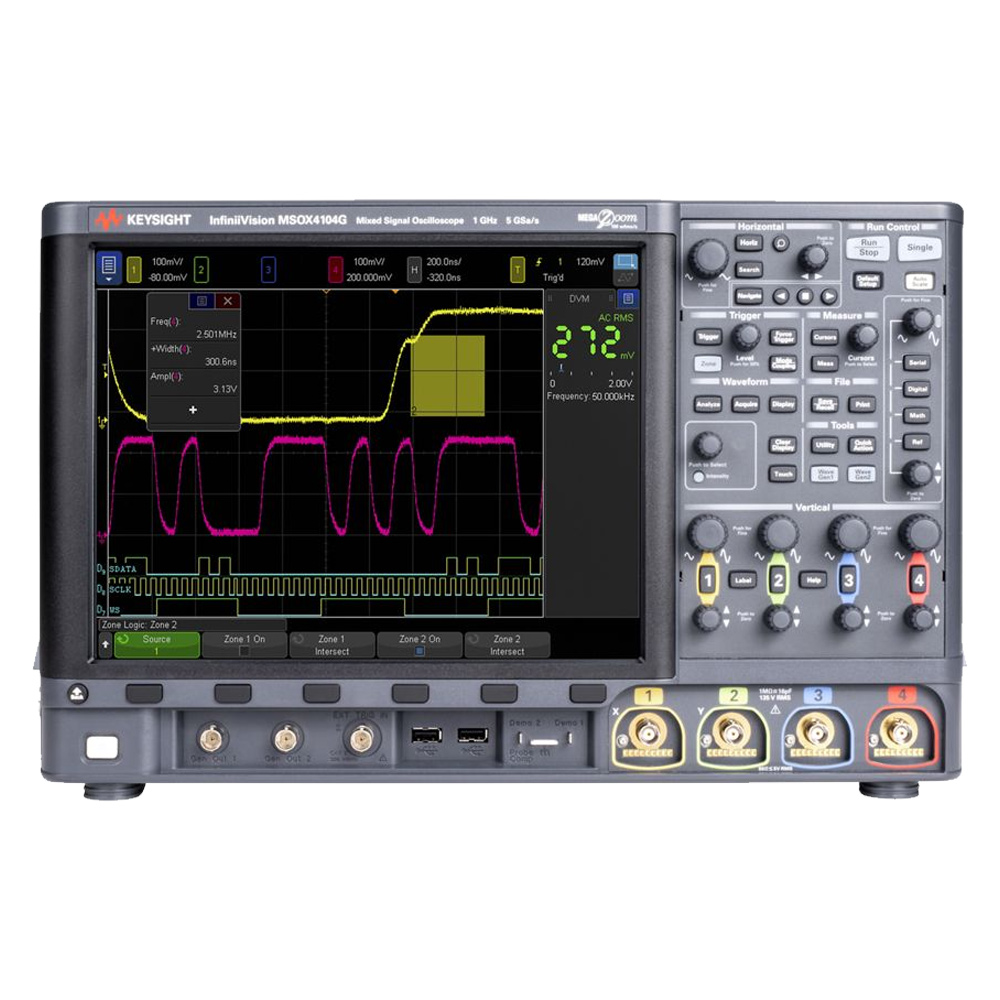 【お問合せ商品】Keysight  オシロスコープ: 500 MHz、2 つのアナログ チャネル DSOX4052G