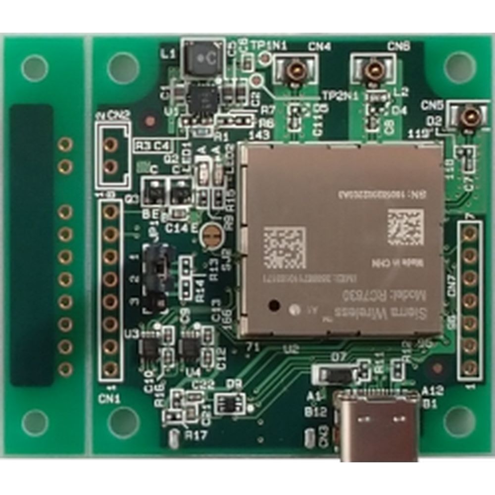 ラインアイ LTE-CAT4無線モジュールRC7630組込み評価ボード ボードのみ EB-RC7630-BN