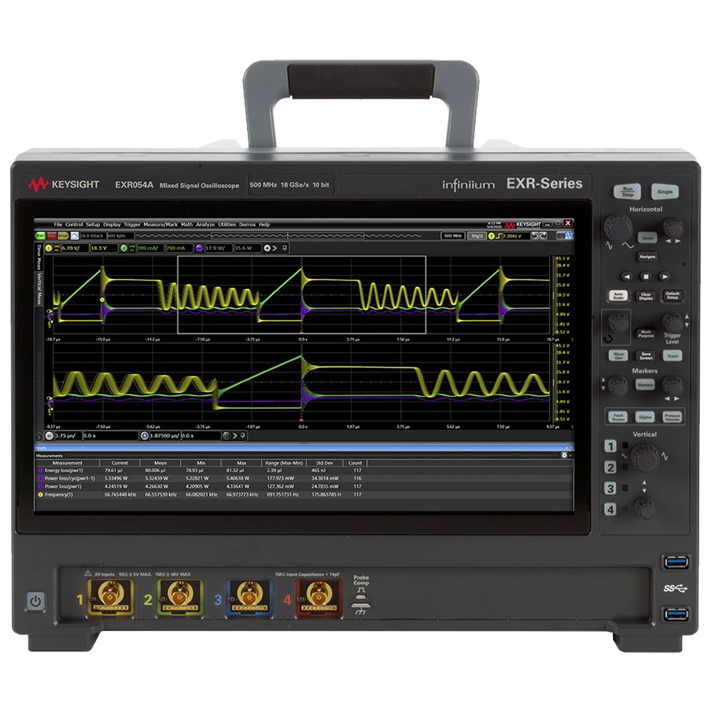 【お問合せ商品】Keysight  Infiniium EXRシリーズ オシロスコープ：500 MHz、4チャネル EXR054A