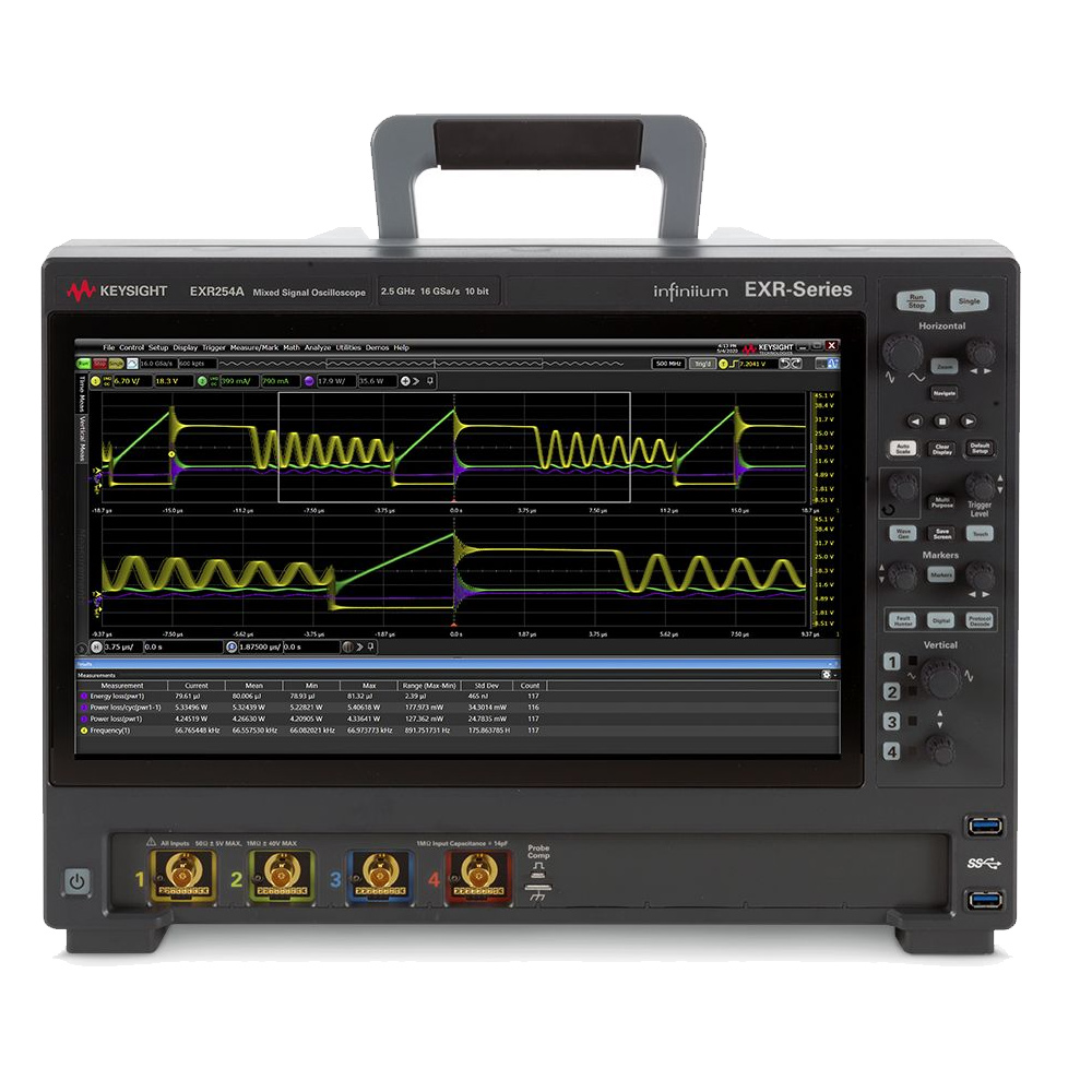 【お問合せ商品】Keysight  Infiniium EXRシリーズ オシロスコープ：2.5 GHz、4チャネル EXR254A