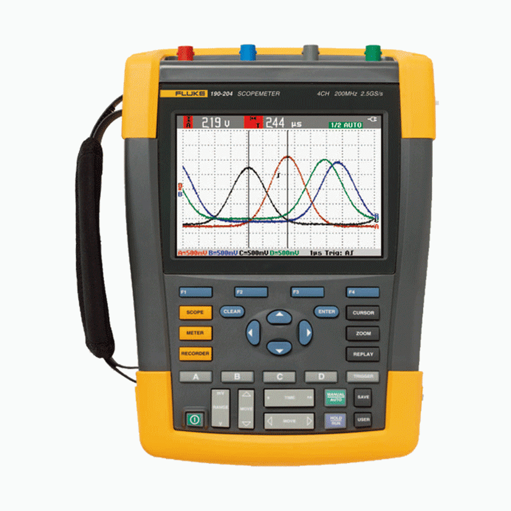 Fluke スコープメータ 100MHz 1.25GS/s 4ch Fluke 190104 計測器ランド