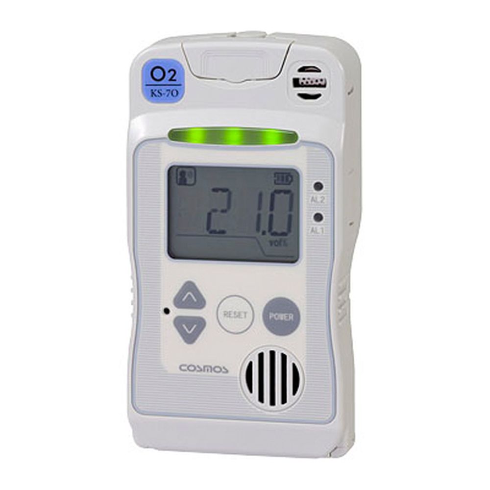 【レンタル】新コスモス電機 一体型酸素検知警報器KS-7O