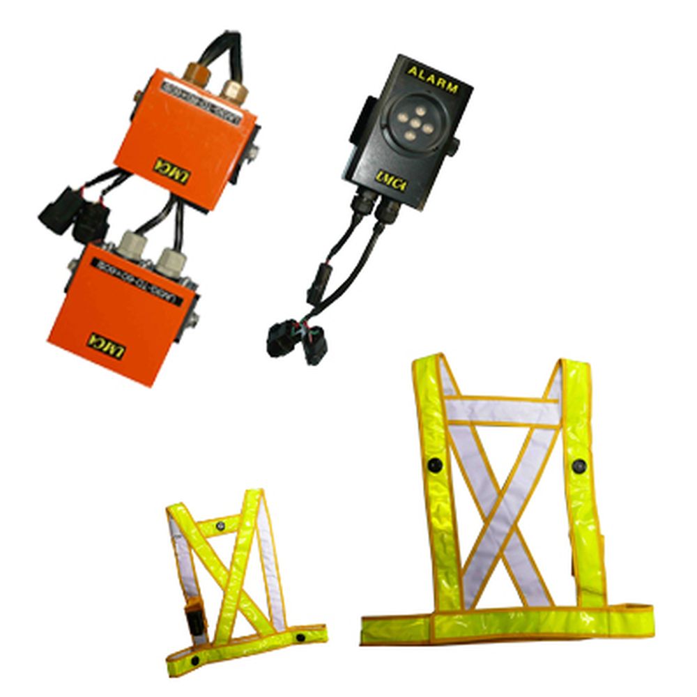 【レンタル】アムカ 作業員接近検知警報トラぽん太セット UM-300G2