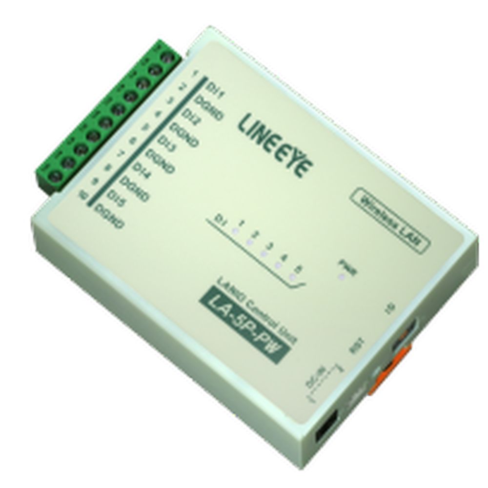 ラインアイ 無線LAN接続型デジタルIOユニット (5入力) LA-5P-PW