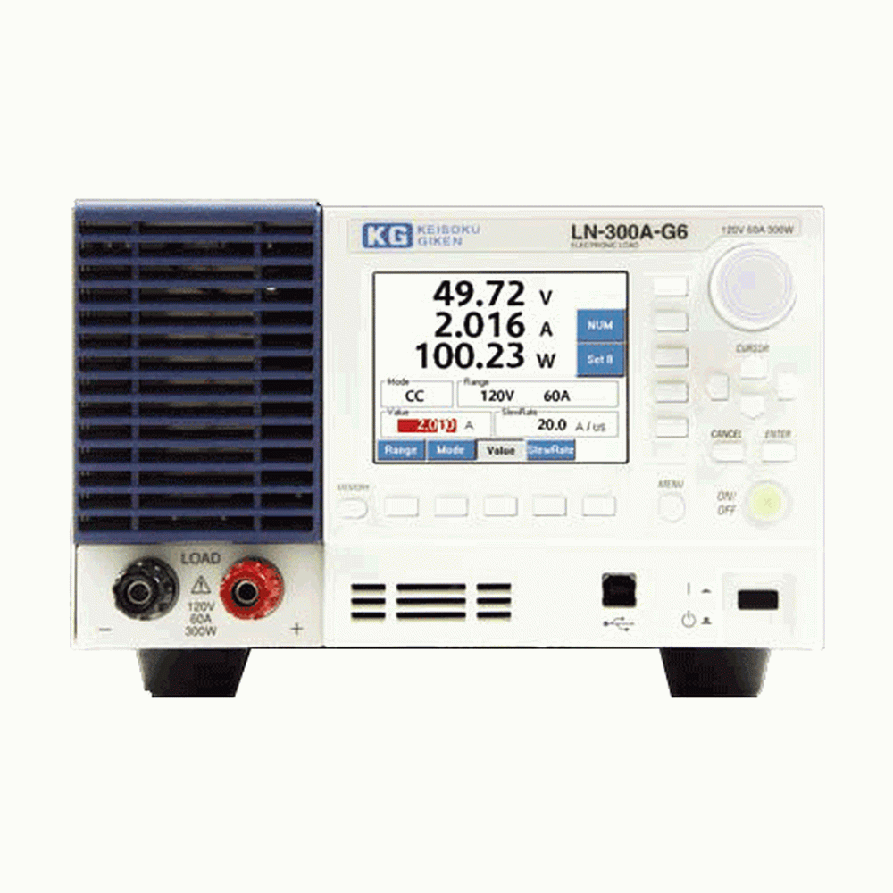 計測技術研究所 Load Stationシリーズ 電子負荷装置 120V.60A.300W LN-300A 計測器ランド