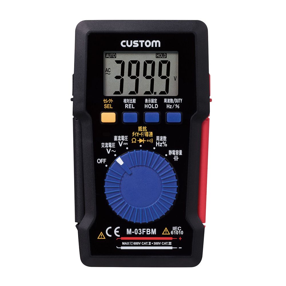 CUSTOM デジタルマルチメータ M-03FBM