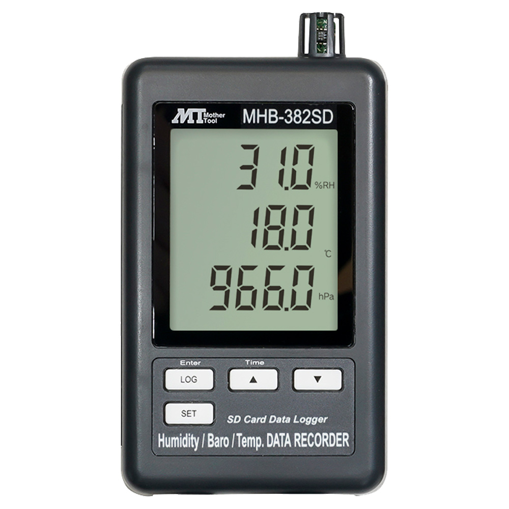 【お問合せ商品】マザーツール データロガー温湿度・気圧計 MHB-382SD