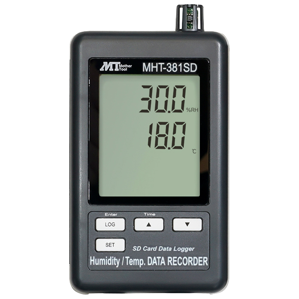 【お問合せ商品】マザーツール データロガー温湿度計 MHT-381SD