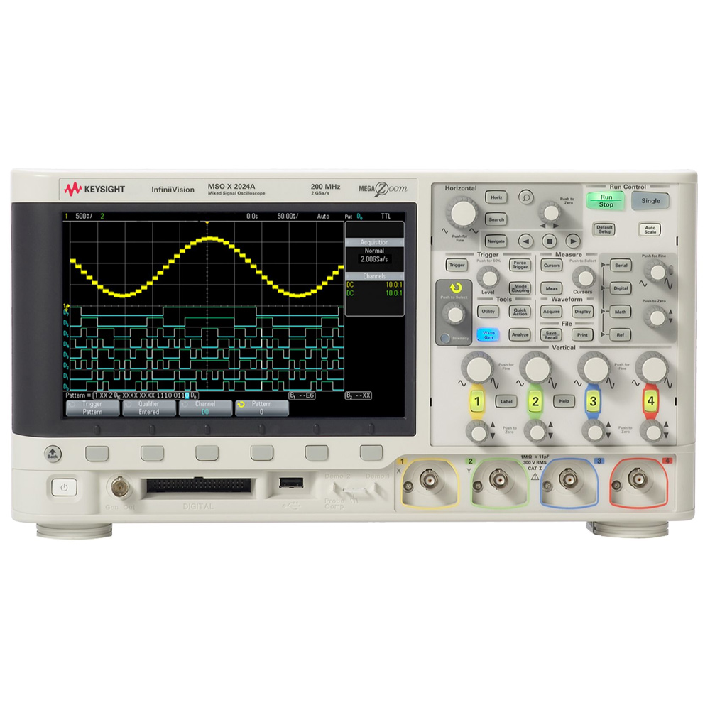 【お問合せ商品】Keysight オシロスコープ 100MHz 2個のアナログch ＋ 8個のデジタルch MSOX2012A