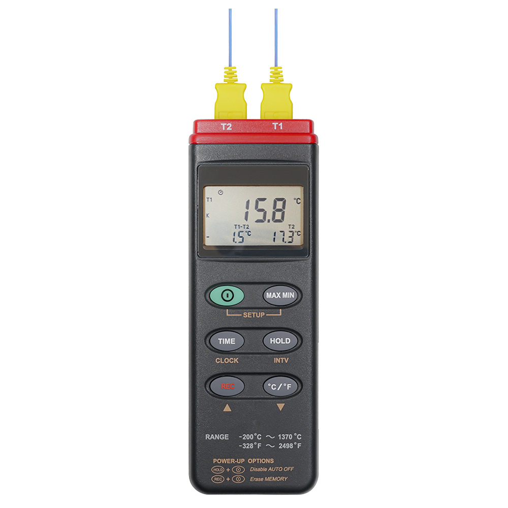【お問合せ商品】マザーツール データロガー2チャンネル温度計 MT-306