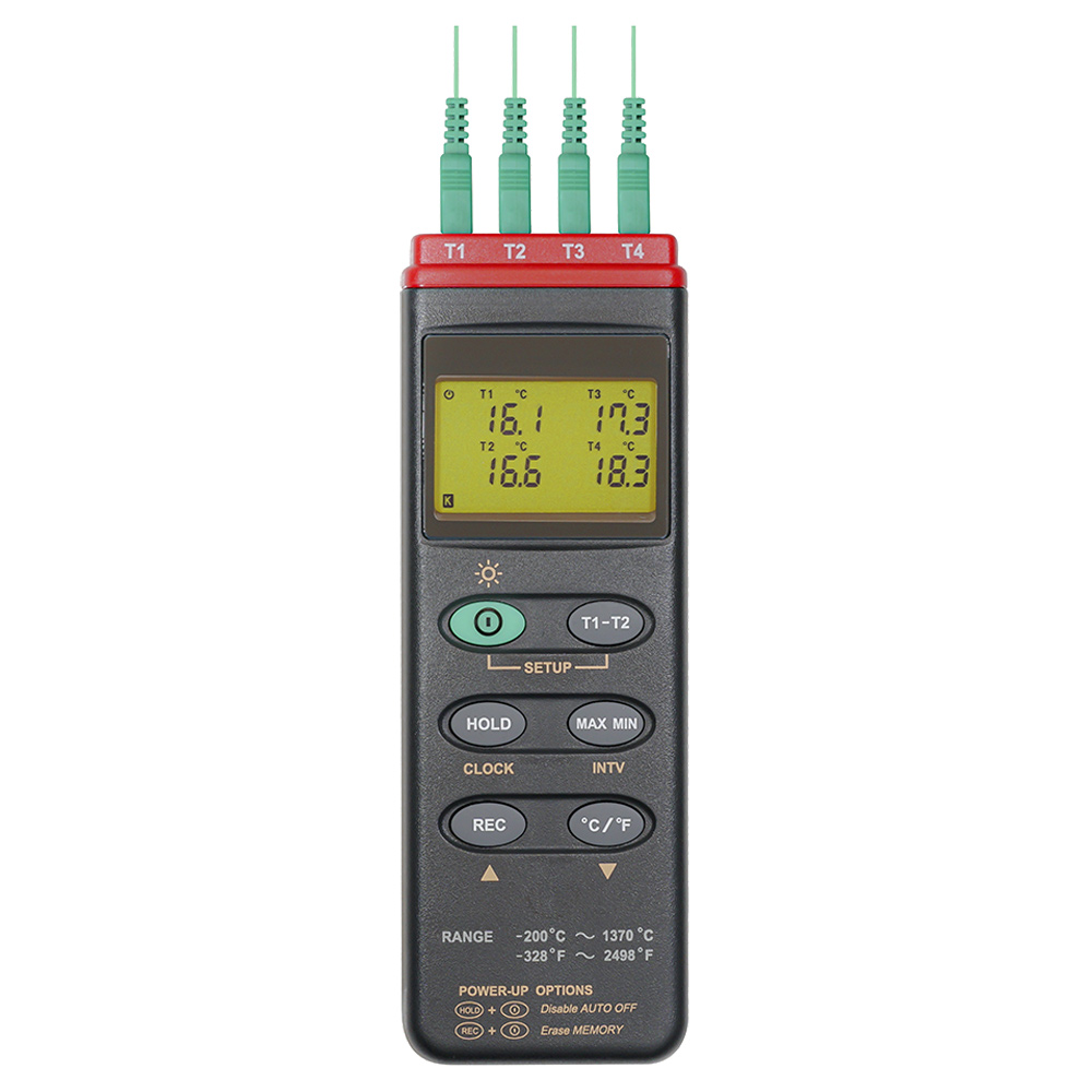 【お問合せ商品】マザーツール データロガー4チャンネル温度計 MT-309