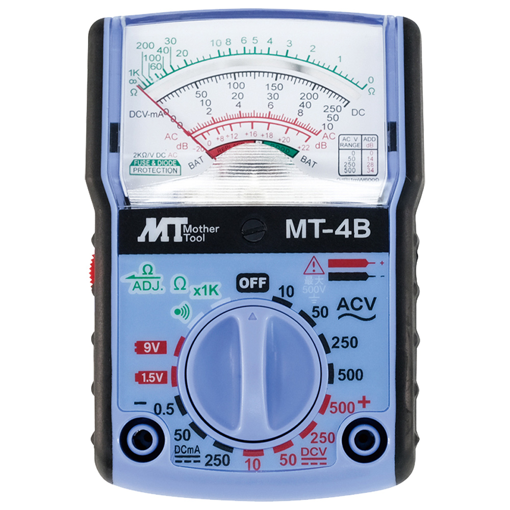 【お問合せ商品】マザーツール アナログミニテスター MT-4B