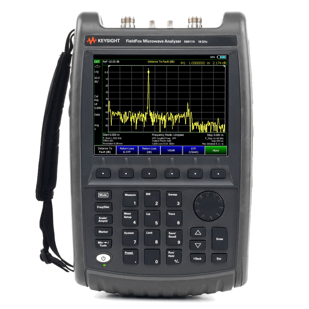 【お問合せ商品】Keysight  FieldFoxハンドヘルドマイクロ波アナライザ、18 GHz N9917A