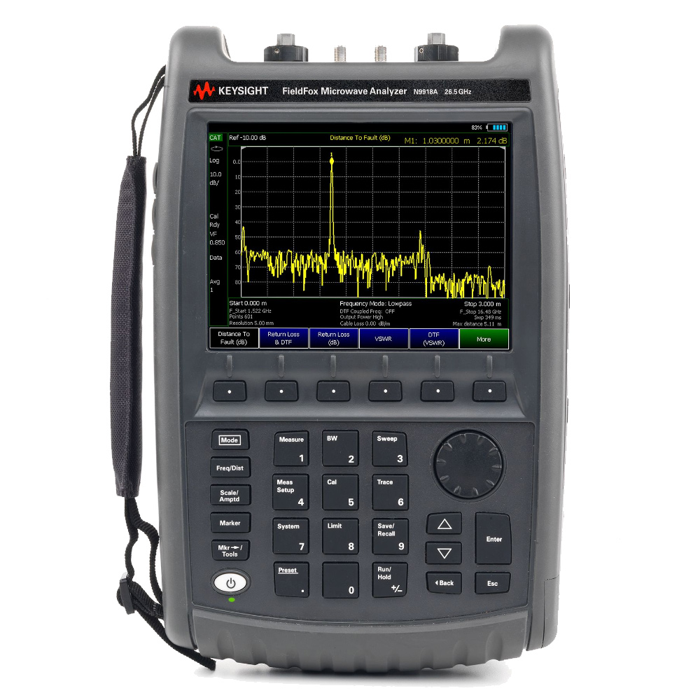 【お問合せ商品】Keysight  FieldFoxハンドヘルドマイクロ波アナライザ、26.5 GHz N9918A