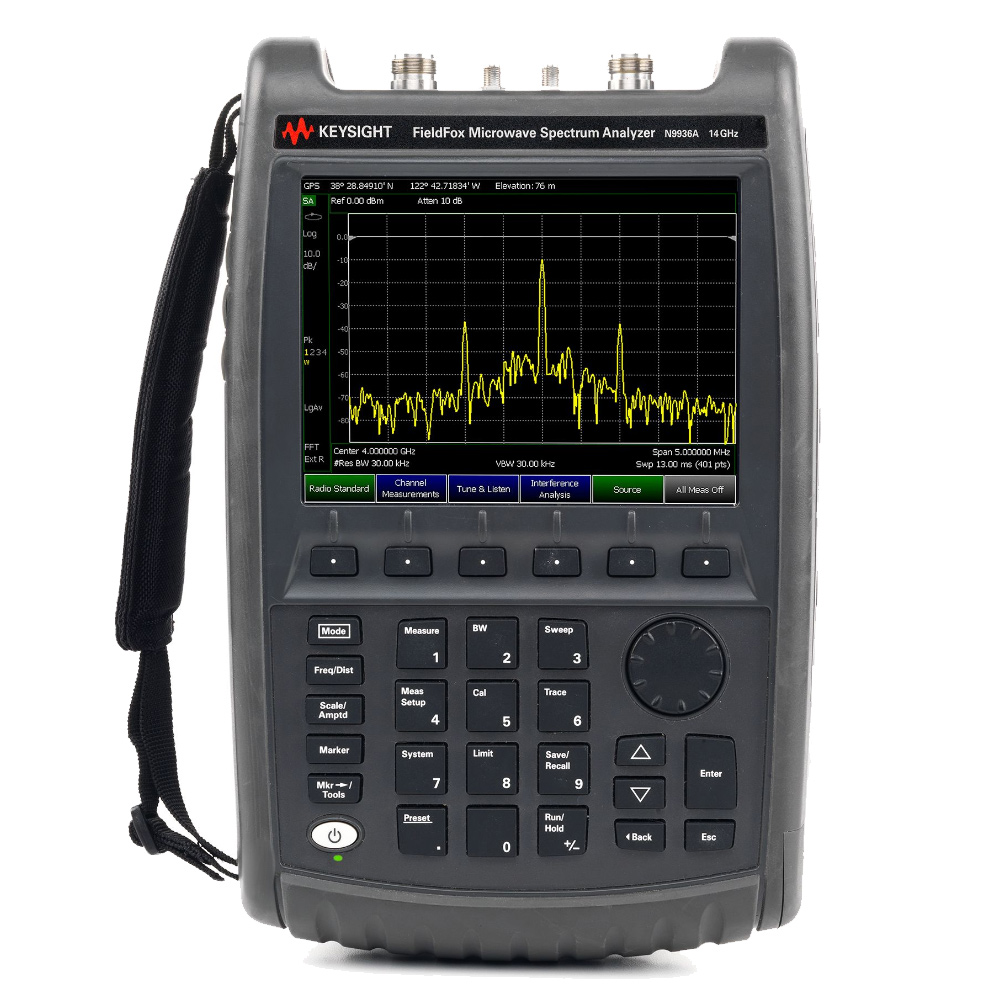 【お問合せ商品】Keysight  FieldFoxハンドヘルドマイクロ波スペクトラム・アナライザ、14 GHz N9936A