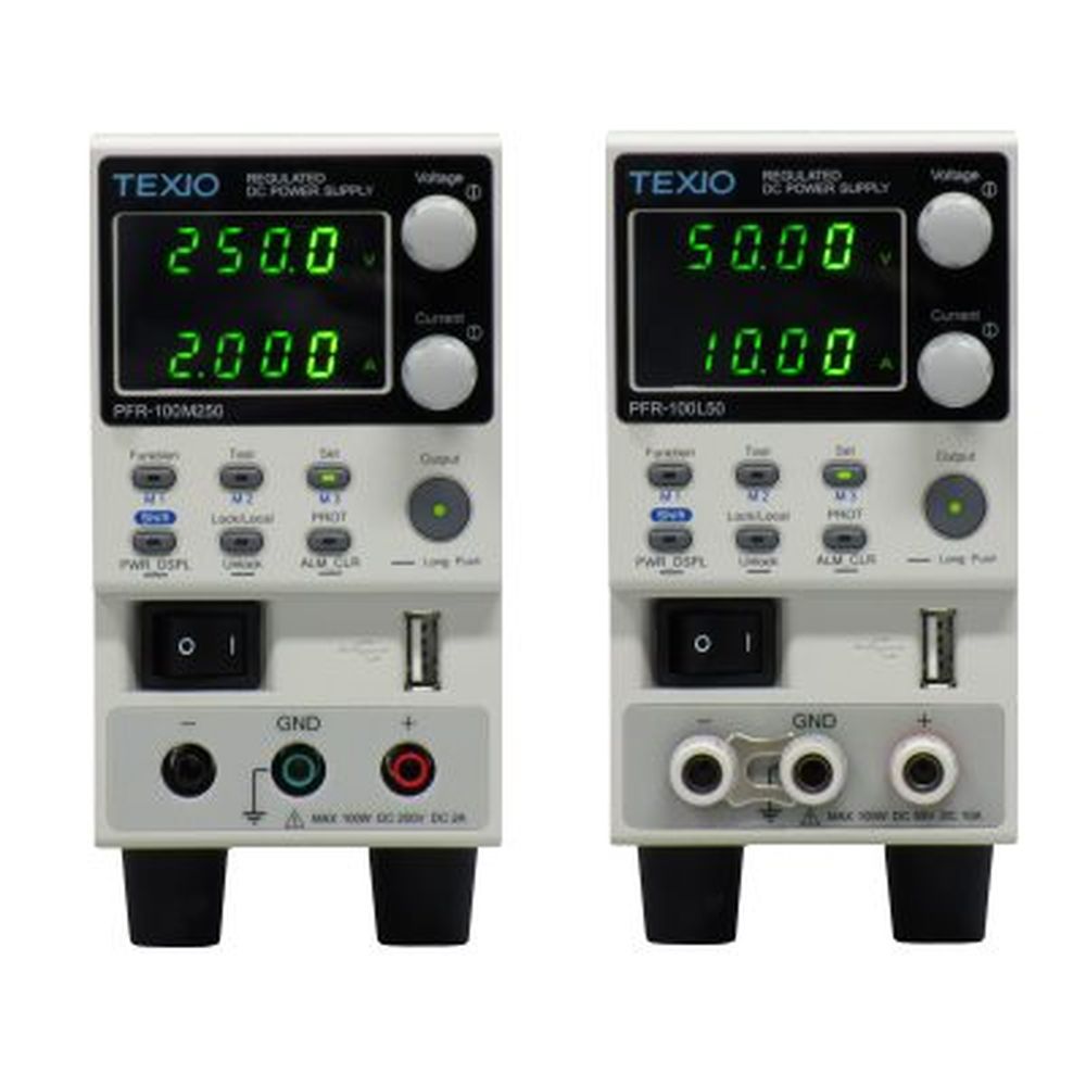 TEXIO 100Wワイドレンジ直流安定化電源 PFR-100M250G