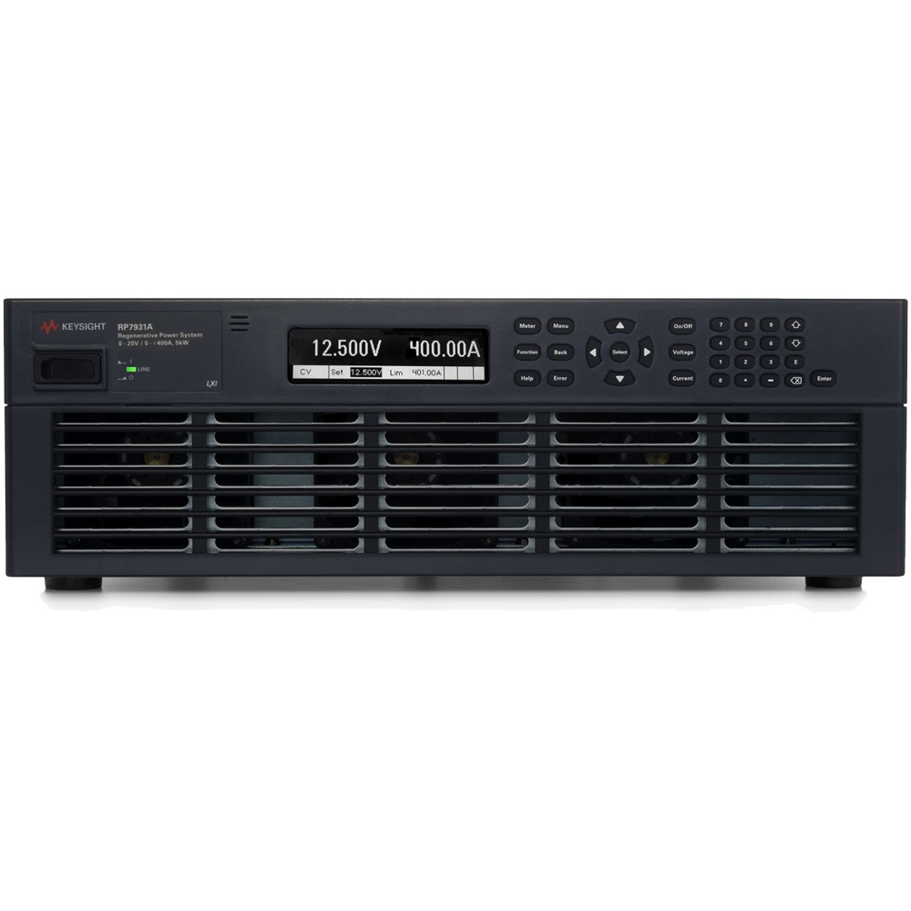 【お問合せ商品】Keysight  回生型双方向直流電源、20 V/&plusmn;400 A、5 kW、200/208 VAC RP7931A