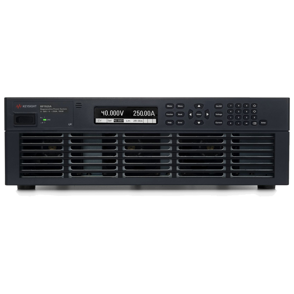 【お問合せ商品】Keysight  回生型双方向直流電源、80 V/±250 A、10 kW、200/208 VAC RP7935A