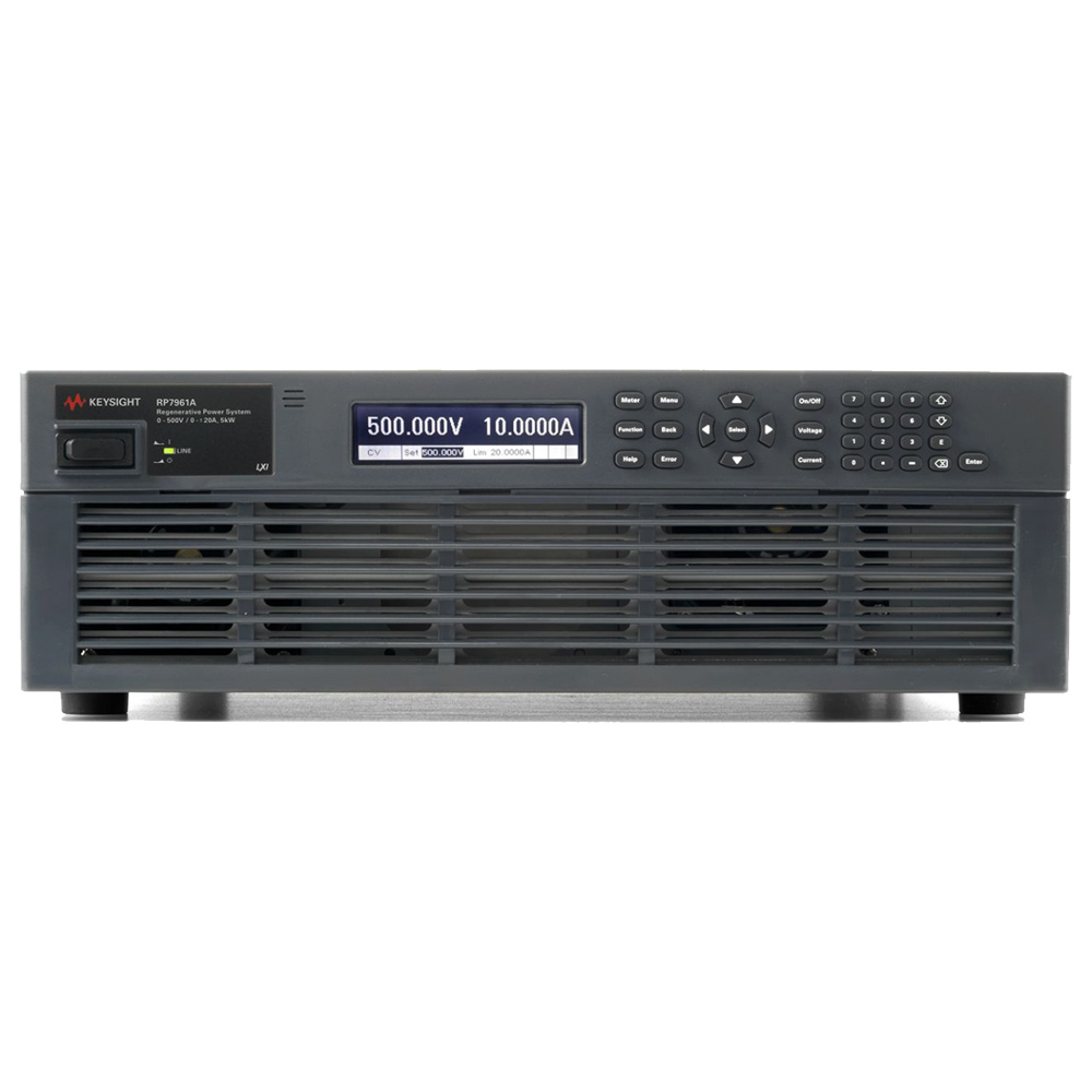 【お問合せ商品】Keysight  回生型双方向直流電源、500 V/±20 A、5 kW、400/480 VAC RP7961A