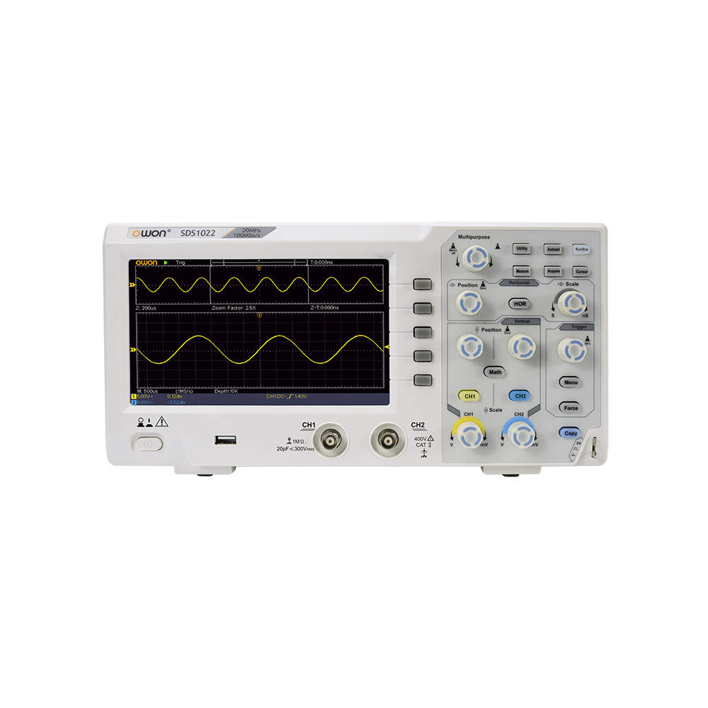 owon SDS1000シリーズ ２チャンネル デジタル・オシロスコープ SDS1202