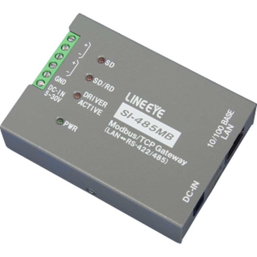 ラインアイ Modbus TCPゲートウェイ SI-485MB