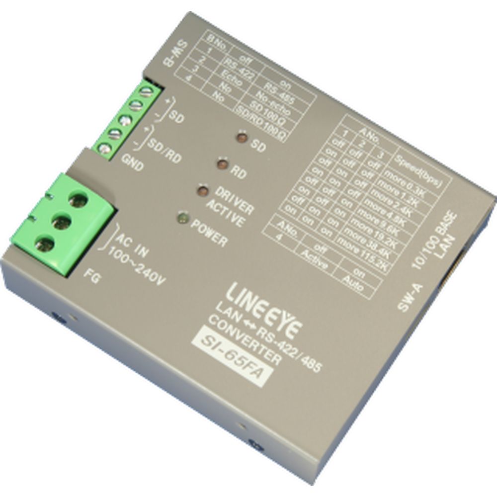 ラインアイ インターフェースコンバータ (LAN対応) SI-65FA