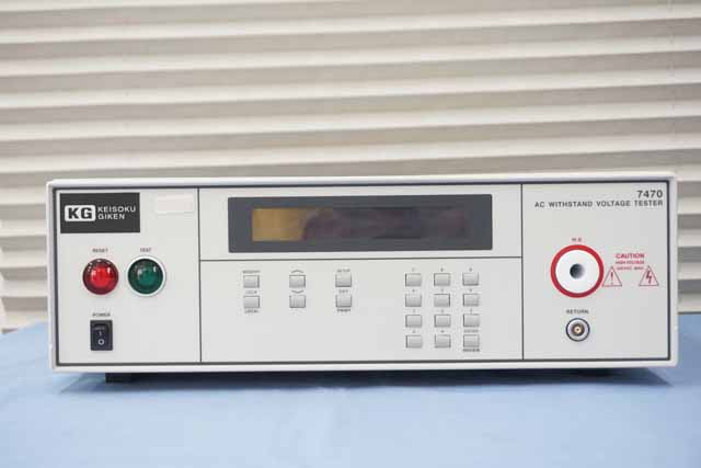 中古　計測技術研究所　AC耐電圧試験器　7470　(管理番号：UKK-10520)