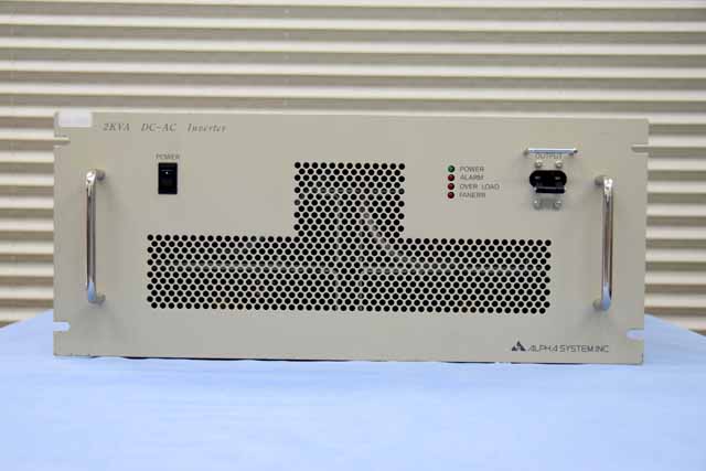 【 値下げしました 】　中古　アルファーシステム　DC-ACインバータ　2KG100-100A　(管理番号：UKK-10899)