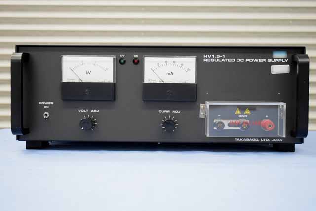 中古 高砂製作所 高圧/直流安定化電源 HV1.5-1 (管理番号：UKK