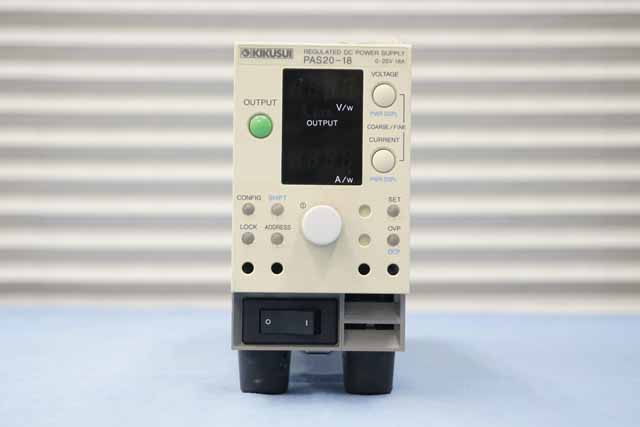 中古　菊水電子工業　直流安定化電源　PAS20-18　(管理番号：UKK-11456)