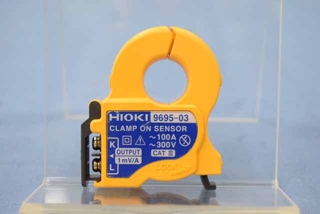 中古　日置電機　クランプオンセンサ　9695-03　(管理番号：UKK-11707)