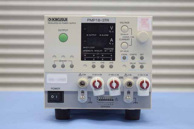 中古　菊水電子工業　直流安定化電源　PMP18-3TR　(管理番号：UKK-11789）