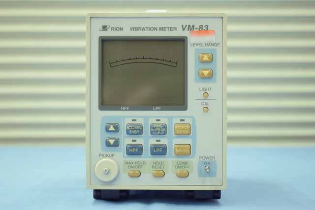 中古　リオン　振動計　VM-83　(PV-85付)　(管理番号：UKK-11875)