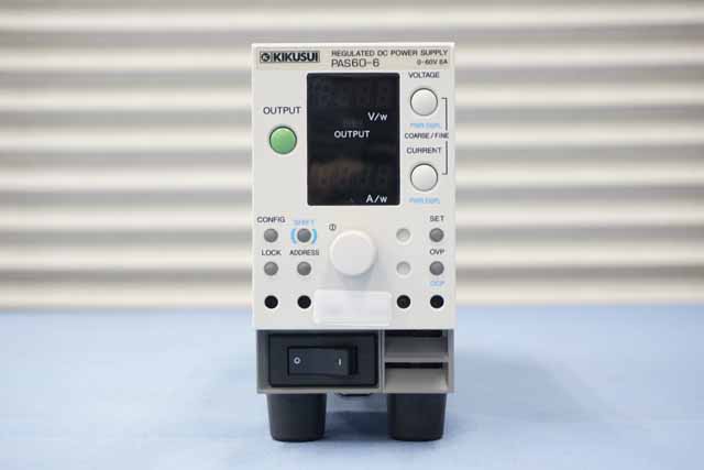 中古　菊水電子工業　直流安定化電源　PAS60-6  (管理番号：UKK-12142)